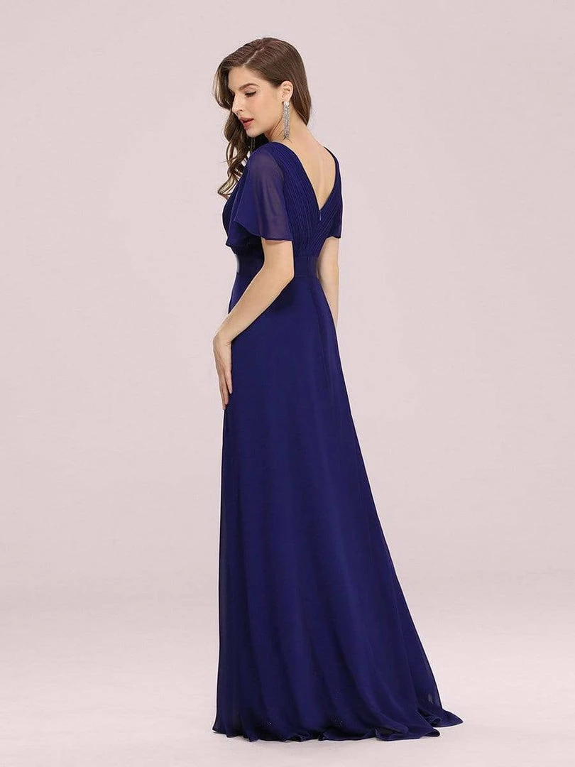 Ever-Pretty US Long Empire Waist Evening Dress With Short Flutter Sleeves Evening Dresses & Gowns 49 Ever-Pretty US Long Empire Waist Evening Dress With Short Flutter Sleeves Evening Dresses & Gowns