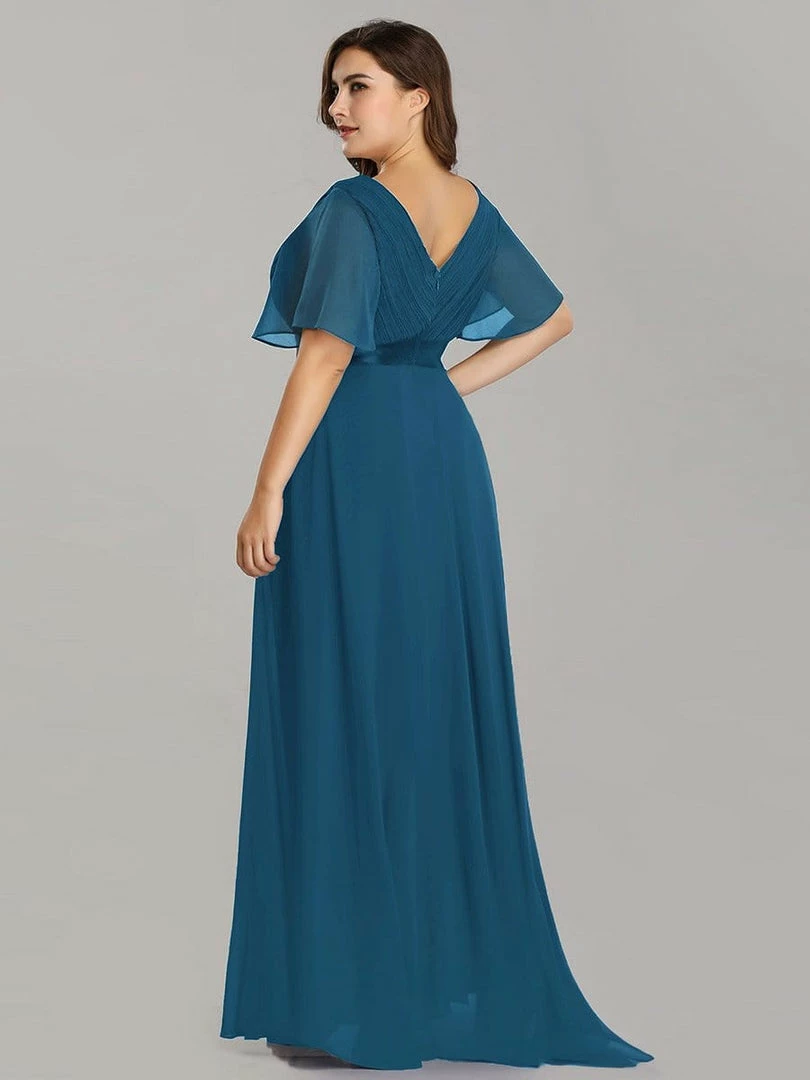 Ever-Pretty US Long Empire Waist Evening Dress With Short Flutter Sleeves Evening Dresses & Gowns 24 Ever-Pretty US Long Empire Waist Evening Dress With Short Flutter Sleeves Evening Dresses & Gowns