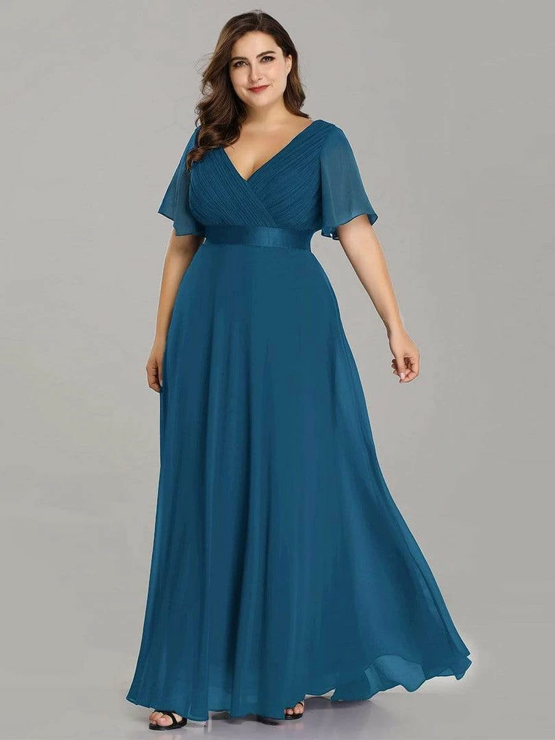 Ever-Pretty US Flutter Sleeves Empire Waist Long Chiffon Evening Dress SHOP BY OCCASION 31 Ever-Pretty US Flutter Sleeves Empire Waist Long Chiffon Evening Dress SHOP BY OCCASION