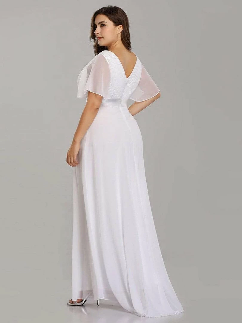 Ever-Pretty US Flutter Sleeves Empire Waist Long Chiffon Evening Dress SHOP BY OCCASION 38 Ever-Pretty US Flutter Sleeves Empire Waist Long Chiffon Evening Dress SHOP BY OCCASION