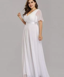 Ever-Pretty US Flutter Sleeves Empire Waist Long Chiffon Evening Dress SHOP BY OCCASION 93 Ever-Pretty US Flutter Sleeves Empire Waist Long Chiffon Evening Dress SHOP BY OCCASION