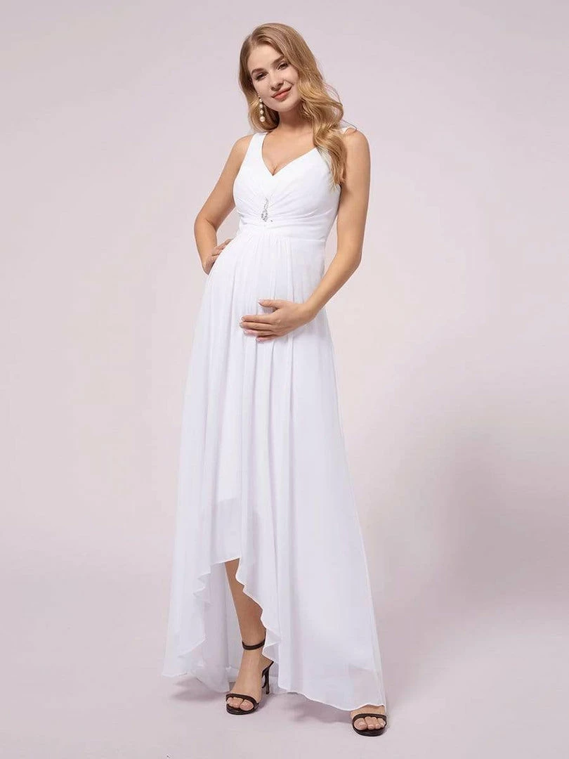 Ever-Pretty US SHOP BY OCCASION Double V-neck Asymmetrical Simple Maternity Dress 9 Ever-Pretty US SHOP BY OCCASION Double V-neck Asymmetrical Simple Maternity Dress