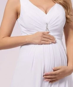 Ever-Pretty US SHOP BY OCCASION Double V-neck Asymmetrical Simple Maternity Dress 17 Ever-Pretty US SHOP BY OCCASION Double V-neck Asymmetrical Simple Maternity Dress