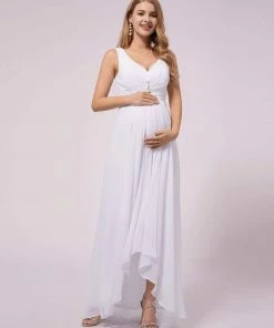 Ever-Pretty US SHOP BY OCCASION Double V-neck Asymmetrical Simple Maternity Dress 15 Ever-Pretty US SHOP BY OCCASION Double V-neck Asymmetrical Simple Maternity Dress