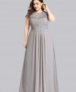 Ever-Pretty US Plus Size Maxi Long Formal Lace Cap Sleeve Evening Dress 72 Ever-Pretty US Plus Size Maxi Long Formal Lace Cap Sleeve Evening Dress