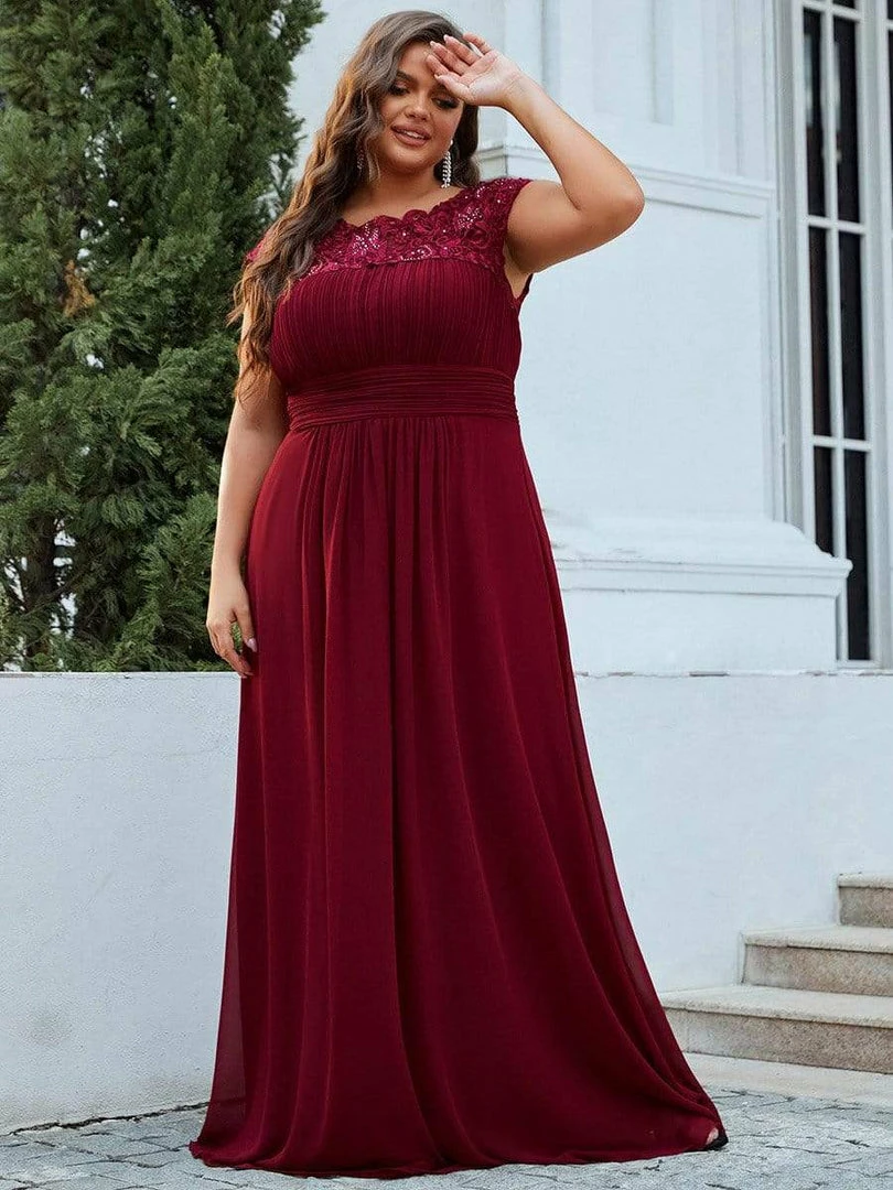 Ever-Pretty US Prom Dresses Plus Size Elegant Maxi Long Lace Cap Sleeve Bridesmaid Dress 26 Ever-Pretty US Prom Dresses Plus Size Elegant Maxi Long Lace Cap Sleeve Bridesmaid Dress