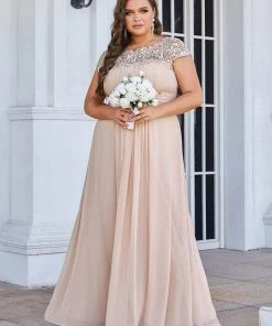 Ever-Pretty US Prom Dresses Plus Size Elegant Maxi Long Lace Cap Sleeve Bridesmaid Dress 110 Ever-Pretty US Prom Dresses Plus Size Elegant Maxi Long Lace Cap Sleeve Bridesmaid Dress