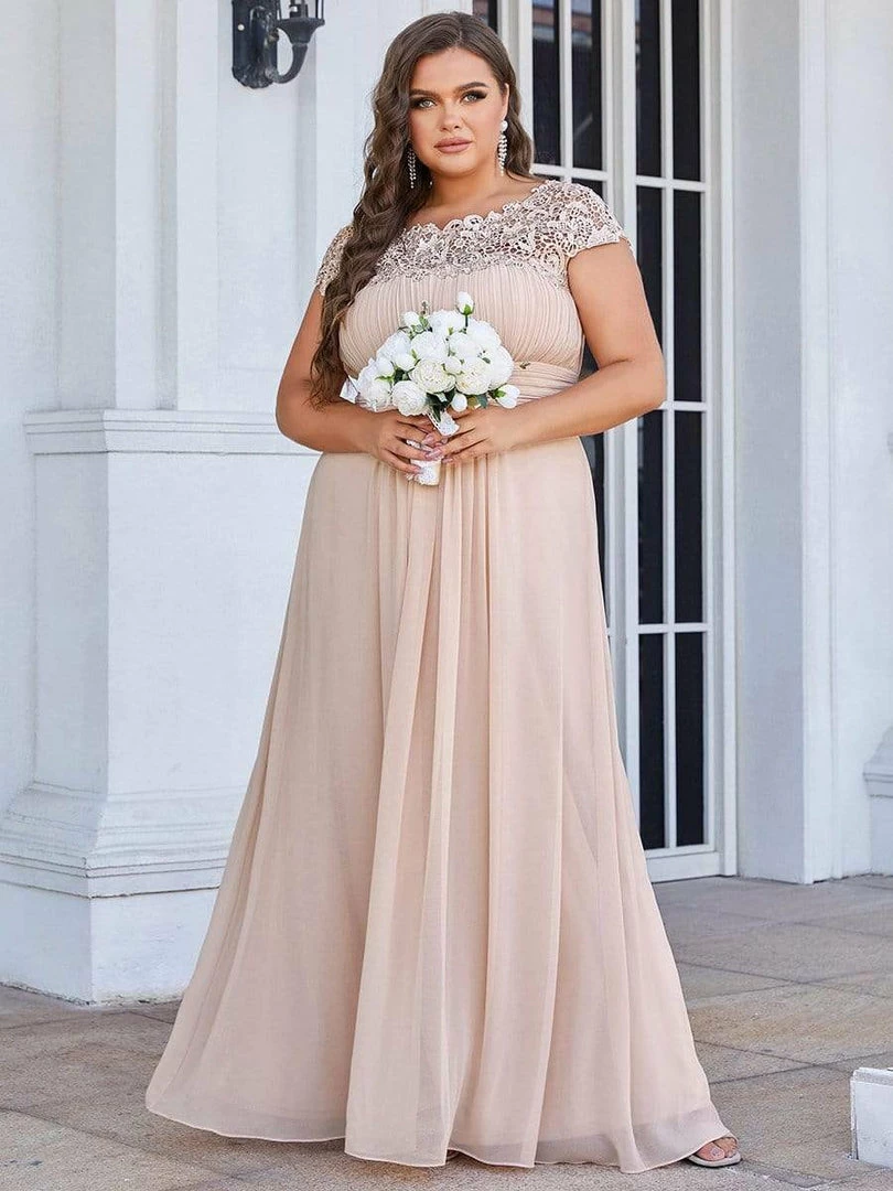 Ever-Pretty US Prom Dresses Plus Size Elegant Maxi Long Lace Cap Sleeve Bridesmaid Dress 29 Ever-Pretty US Prom Dresses Plus Size Elegant Maxi Long Lace Cap Sleeve Bridesmaid Dress