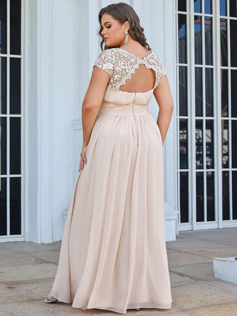 Ever-Pretty US Prom Dresses Plus Size Elegant Maxi Long Lace Cap Sleeve Bridesmaid Dress 30 Ever-Pretty US Prom Dresses Plus Size Elegant Maxi Long Lace Cap Sleeve Bridesmaid Dress