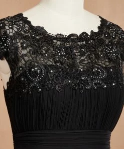 Ever-Pretty US Maxi Lace Cap Sleeve Long Formal Evening Dress