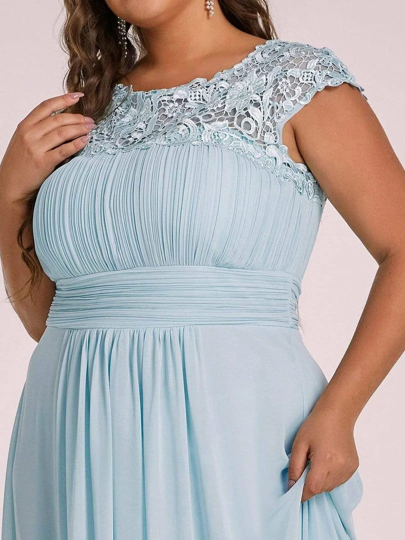 Ever-Pretty US Prom Dresses Plus Size Elegant Maxi Long Lace Cap Sleeve Bridesmaid Dress 38 Ever-Pretty US Prom Dresses Plus Size Elegant Maxi Long Lace Cap Sleeve Bridesmaid Dress