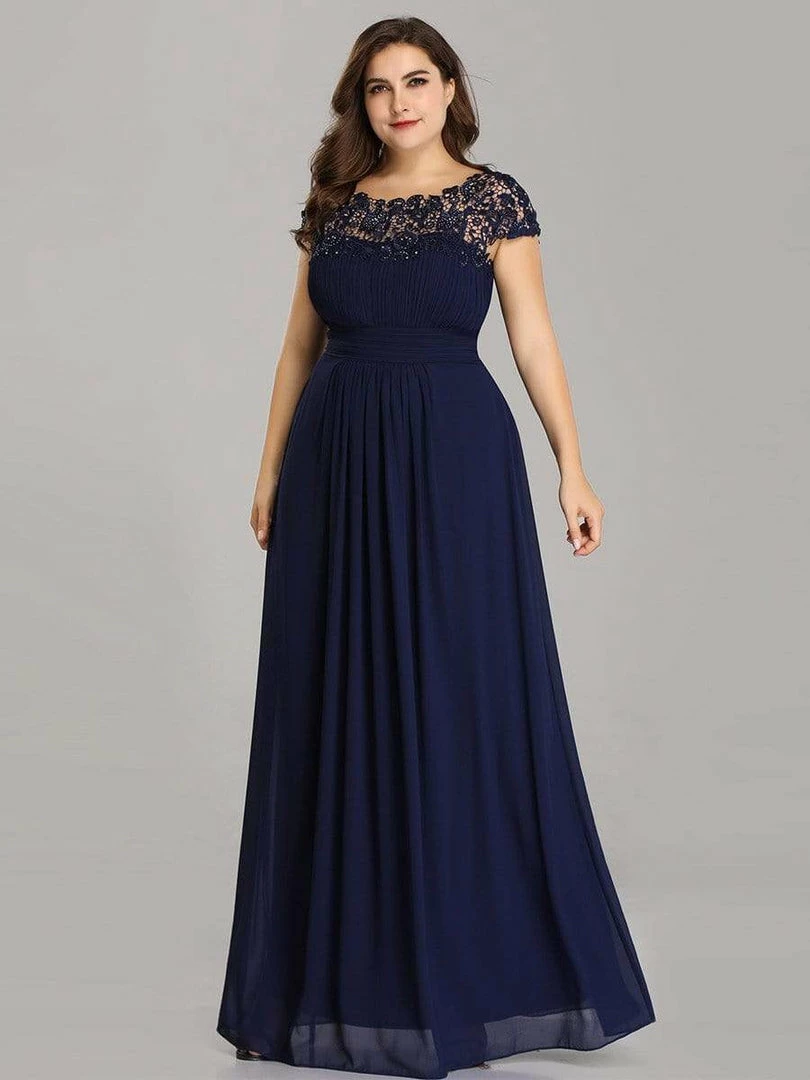 Ever-Pretty US Prom Dresses Plus Size Elegant Maxi Long Lace Cap Sleeve Bridesmaid Dress 15 Ever-Pretty US Prom Dresses Plus Size Elegant Maxi Long Lace Cap Sleeve Bridesmaid Dress