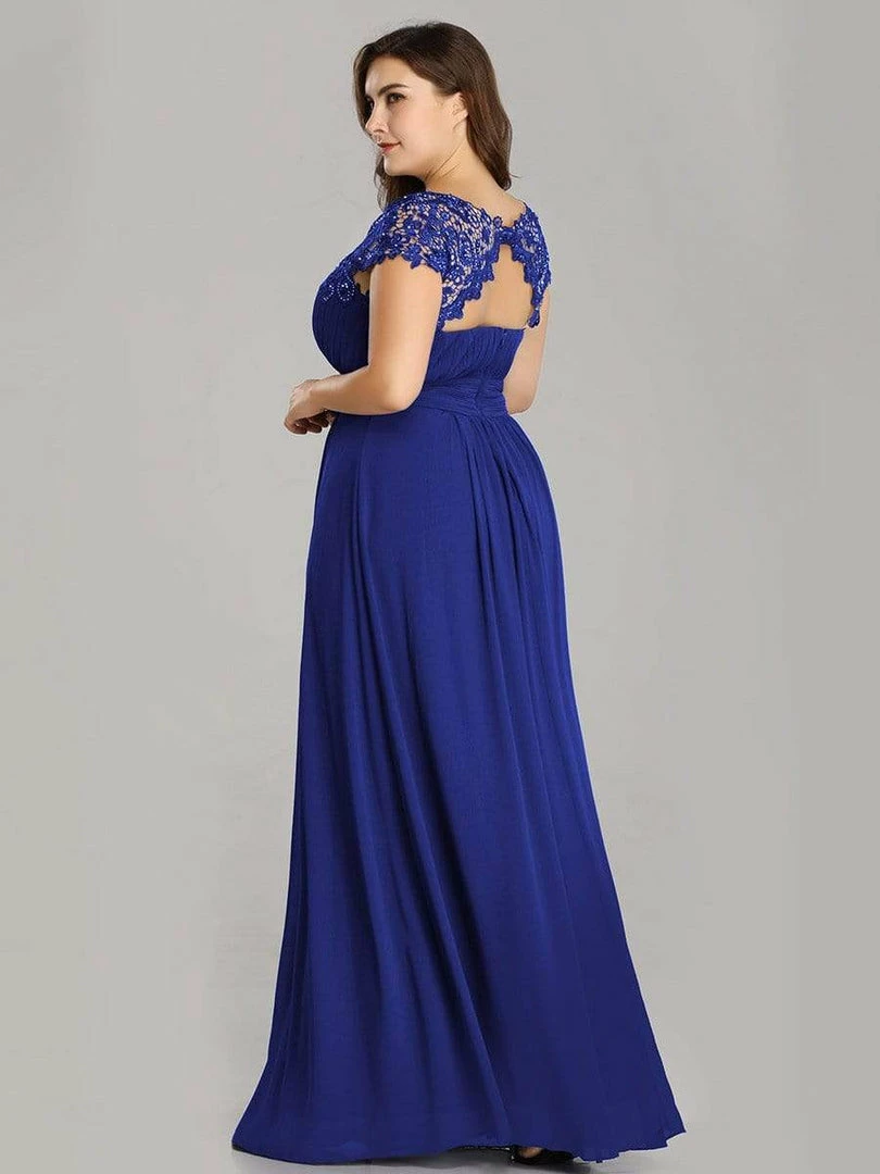Ever-Pretty US Prom Dresses Plus Size Elegant Maxi Long Lace Cap Sleeve Bridesmaid Dress 65 Ever-Pretty US Prom Dresses Plus Size Elegant Maxi Long Lace Cap Sleeve Bridesmaid Dress