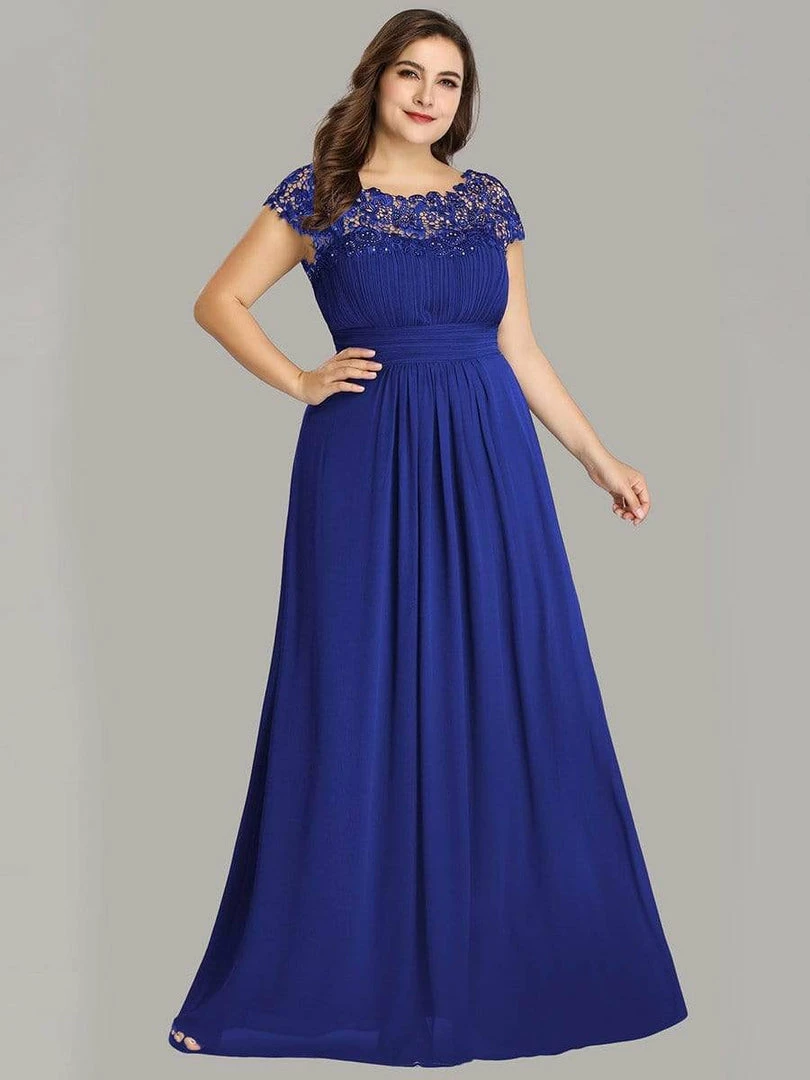 Ever-Pretty US Prom Dresses Plus Size Elegant Maxi Long Lace Cap Sleeve Bridesmaid Dress 64 Ever-Pretty US Prom Dresses Plus Size Elegant Maxi Long Lace Cap Sleeve Bridesmaid Dress
