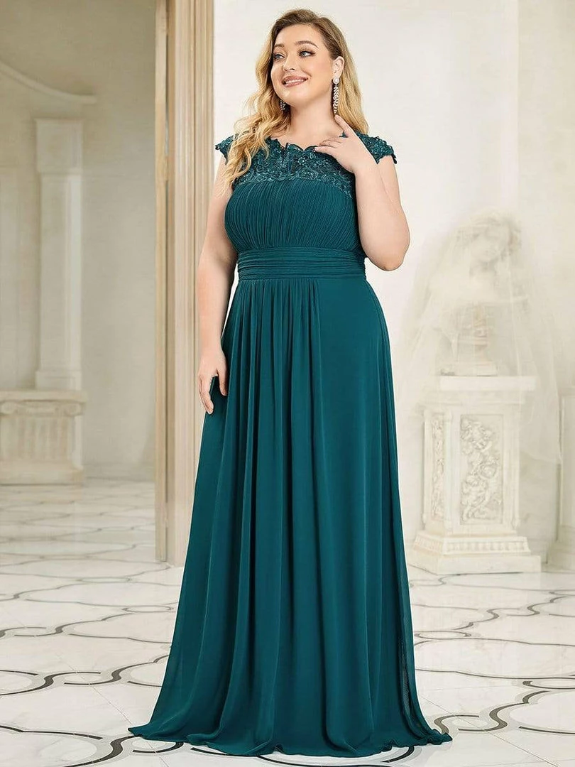 Ever-Pretty US Prom Dresses Plus Size Elegant Maxi Long Lace Cap Sleeve Bridesmaid Dress 73 Ever-Pretty US Prom Dresses Plus Size Elegant Maxi Long Lace Cap Sleeve Bridesmaid Dress