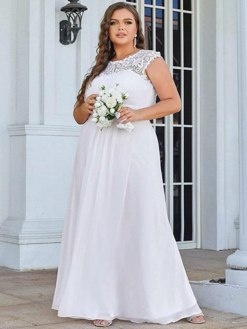 Ever-Pretty US Prom Dresses Plus Size Elegant Maxi Long Lace Cap Sleeve Bridesmaid Dress 74 Ever-Pretty US Prom Dresses Plus Size Elegant Maxi Long Lace Cap Sleeve Bridesmaid Dress