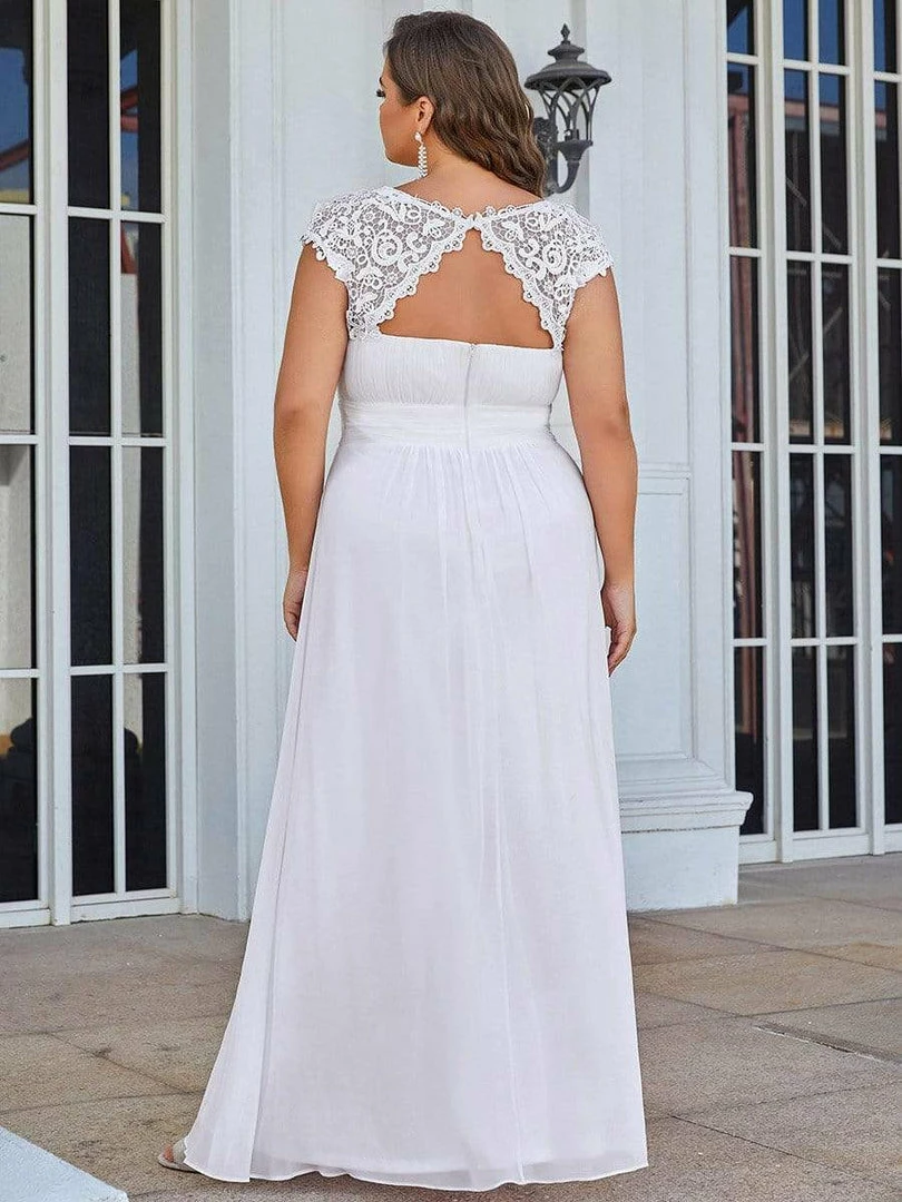 Ever-Pretty US Prom Dresses Plus Size Elegant Maxi Long Lace Cap Sleeve Bridesmaid Dress 75 Ever-Pretty US Prom Dresses Plus Size Elegant Maxi Long Lace Cap Sleeve Bridesmaid Dress