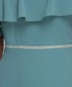 Ever-Pretty US SHOP BY OCCASION Elegant One Shoulder Beaded Long Chiffon Bridesmaid Dress