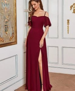 Ever-Pretty US Stylish Cold Shoulder Flare Sleeves Flowy Bridesmaid Dress SHOP BY OCCASION 48 Ever-Pretty US Stylish Cold Shoulder Flare Sleeves Flowy Bridesmaid Dress SHOP BY OCCASION