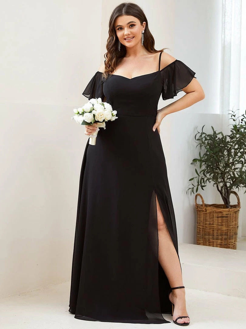 Ever-Pretty US SHOP BY OCCASION Flowy Cold Shoulder Flare Sleeves Bridesmaid Dress With Side Split 20 Ever-Pretty US SHOP BY OCCASION Flowy Cold Shoulder Flare Sleeves Bridesmaid Dress With Side Split