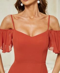 Ever-Pretty US Stylish Cold Shoulder Flare Sleeves Flowy Bridesmaid Dress SHOP BY OCCASION 85 Ever-Pretty US Stylish Cold Shoulder Flare Sleeves Flowy Bridesmaid Dress SHOP BY OCCASION