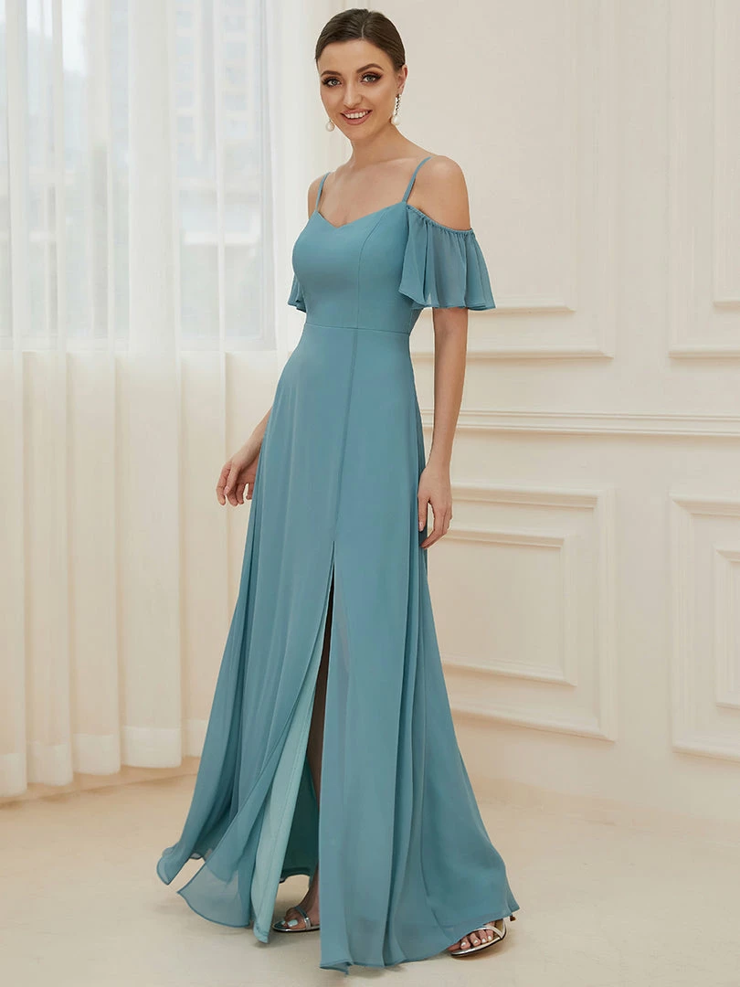 Ever-Pretty US Stylish Cold Shoulder Flare Sleeves Flowy Bridesmaid Dress SHOP BY OCCASION 25 Ever-Pretty US Stylish Cold Shoulder Flare Sleeves Flowy Bridesmaid Dress SHOP BY OCCASION