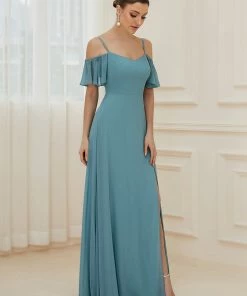 Ever-Pretty US Stylish Cold Shoulder Flare Sleeves Flowy Bridesmaid Dress SHOP BY OCCASION 72 Ever-Pretty US Stylish Cold Shoulder Flare Sleeves Flowy Bridesmaid Dress SHOP BY OCCASION