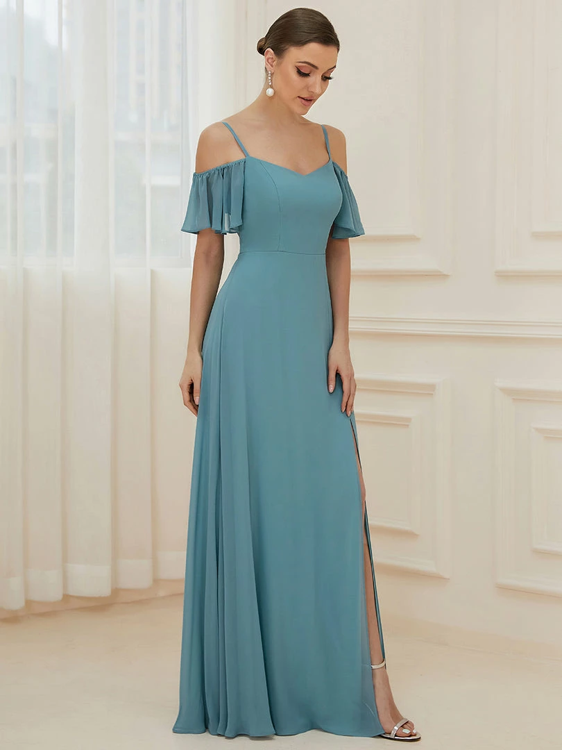 Ever-Pretty US Stylish Cold Shoulder Flare Sleeves Flowy Bridesmaid Dress SHOP BY OCCASION 29 Ever-Pretty US Stylish Cold Shoulder Flare Sleeves Flowy Bridesmaid Dress SHOP BY OCCASION