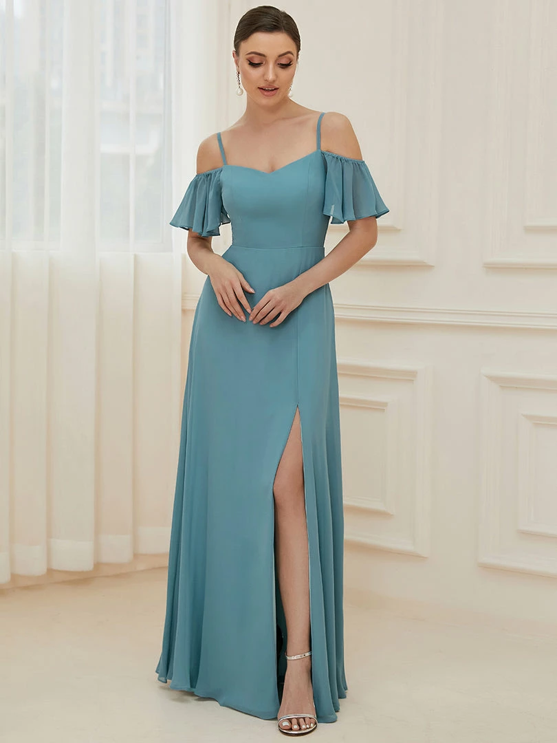 Ever-Pretty US Stylish Cold Shoulder Flare Sleeves Flowy Bridesmaid Dress SHOP BY OCCASION 28 Ever-Pretty US Stylish Cold Shoulder Flare Sleeves Flowy Bridesmaid Dress SHOP BY OCCASION