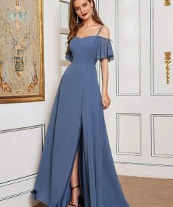 Ever-Pretty US Stylish Cold Shoulder Flare Sleeves Flowy Bridesmaid Dress SHOP BY OCCASION 57 Ever-Pretty US Stylish Cold Shoulder Flare Sleeves Flowy Bridesmaid Dress SHOP BY OCCASION