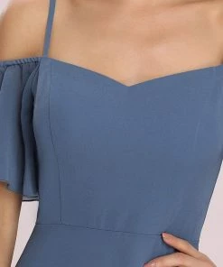 Ever-Pretty US Stylish Cold Shoulder Flare Sleeves Flowy Bridesmaid Dress SHOP BY OCCASION 59 Ever-Pretty US Stylish Cold Shoulder Flare Sleeves Flowy Bridesmaid Dress SHOP BY OCCASION