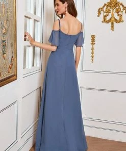 Ever-Pretty US Stylish Cold Shoulder Flare Sleeves Flowy Bridesmaid Dress SHOP BY OCCASION 58 Ever-Pretty US Stylish Cold Shoulder Flare Sleeves Flowy Bridesmaid Dress SHOP BY OCCASION