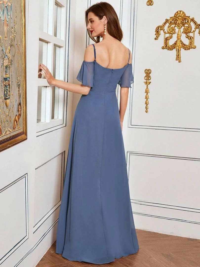 Ever-Pretty US Stylish Cold Shoulder Flare Sleeves Flowy Bridesmaid Dress SHOP BY OCCASION 15 Ever-Pretty US Stylish Cold Shoulder Flare Sleeves Flowy Bridesmaid Dress SHOP BY OCCASION