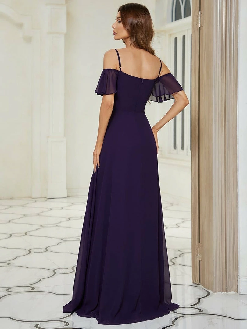 Ever-Pretty US Stylish Cold Shoulder Flare Sleeves Flowy Bridesmaid Dress SHOP BY OCCASION 36 Ever-Pretty US Stylish Cold Shoulder Flare Sleeves Flowy Bridesmaid Dress SHOP BY OCCASION