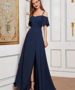 Ever-Pretty US Stylish Cold Shoulder Flare Sleeves Flowy Bridesmaid Dress SHOP BY OCCASION 63 Ever-Pretty US Stylish Cold Shoulder Flare Sleeves Flowy Bridesmaid Dress SHOP BY OCCASION