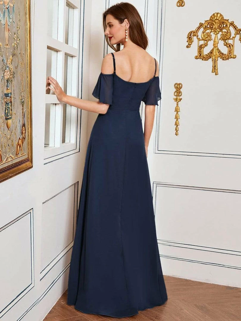 Ever-Pretty US Stylish Cold Shoulder Flare Sleeves Flowy Bridesmaid Dress SHOP BY OCCASION 21 Ever-Pretty US Stylish Cold Shoulder Flare Sleeves Flowy Bridesmaid Dress SHOP BY OCCASION