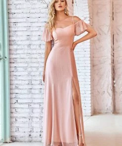 Ever-Pretty US Stylish Cold Shoulder Flare Sleeves Flowy Bridesmaid Dress SHOP BY OCCASION 52 Ever-Pretty US Stylish Cold Shoulder Flare Sleeves Flowy Bridesmaid Dress SHOP BY OCCASION
