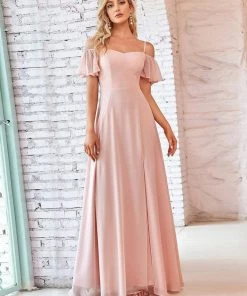 Ever-Pretty US Stylish Cold Shoulder Flare Sleeves Flowy Bridesmaid Dress SHOP BY OCCASION 53 Ever-Pretty US Stylish Cold Shoulder Flare Sleeves Flowy Bridesmaid Dress SHOP BY OCCASION