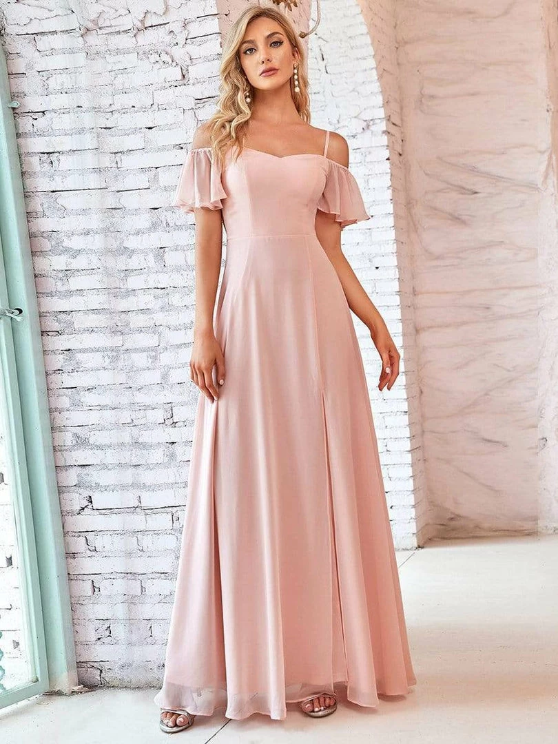 Ever-Pretty US Stylish Cold Shoulder Flare Sleeves Flowy Bridesmaid Dress SHOP BY OCCASION 10 Ever-Pretty US Stylish Cold Shoulder Flare Sleeves Flowy Bridesmaid Dress SHOP BY OCCASION
