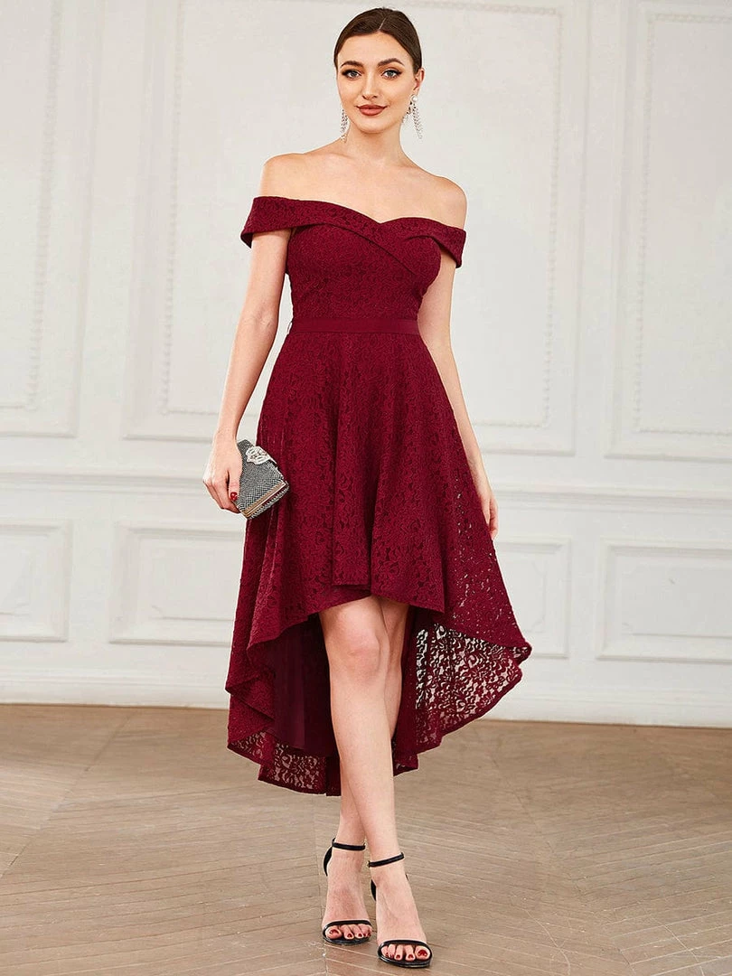 Ever-Pretty US Off Shoulder Sweetheart High-Low Bridesmaid Dress Summer Dresses 2022 1 Ever-Pretty US Off Shoulder Sweetheart High-Low Bridesmaid Dress Summer Dresses 2022