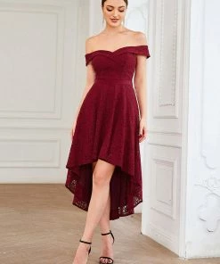 Ever-Pretty US Off Shoulder Sweetheart High-Low Bridesmaid Dress Summer Dresses 2022 6 Ever-Pretty US Off Shoulder Sweetheart High-Low Bridesmaid Dress Summer Dresses 2022