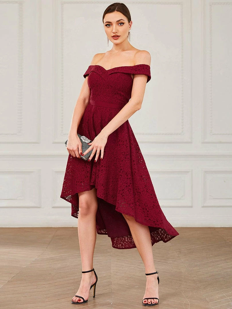 Ever-Pretty US Off Shoulder Sweetheart High-Low Bridesmaid Dress Summer Dresses 2022 4 Ever-Pretty US Off Shoulder Sweetheart High-Low Bridesmaid Dress Summer Dresses 2022