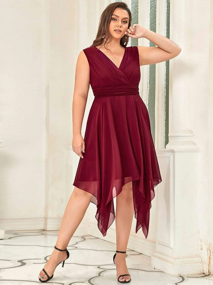 Ever-Pretty US Plus Size Sleeveless Cocktail Formal Dresses For Homecoming 4 Ever-Pretty US Plus Size Sleeveless Cocktail Formal Dresses For Homecoming