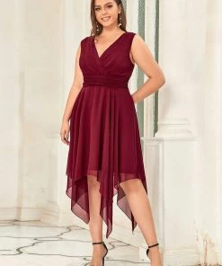 Ever-Pretty US Plus Size Sleeveless Cocktail Formal Dresses For Homecoming