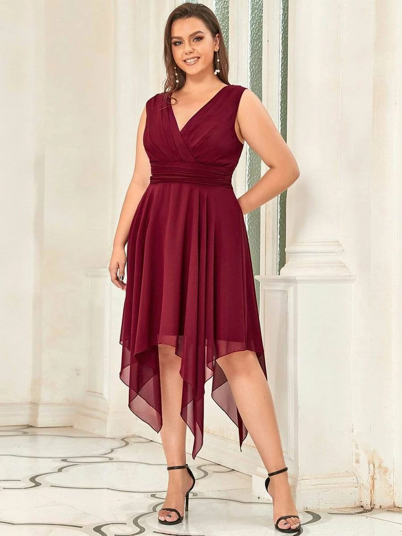 Ever-Pretty US Plus Size Sleeveless Cocktail Formal Dresses For Homecoming 1 Ever-Pretty US Plus Size Sleeveless Cocktail Formal Dresses For Homecoming