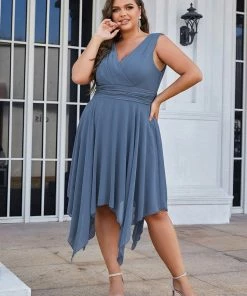 Ever-Pretty US Plus Size Sleeveless Cocktail Formal Dresses For Homecoming 76 Ever-Pretty US Plus Size Sleeveless Cocktail Formal Dresses For Homecoming