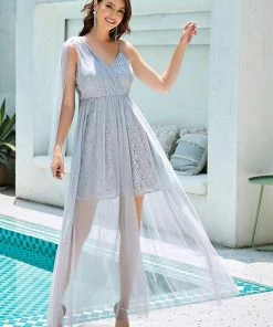 Ever-Pretty US Grecian Sleeveless Floor-Length Short Bridesmaid Dresses SHOP BY OCCASION