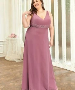 Ever-Pretty US Backless Lace A-Line Chiffon Bridesmaid Dress