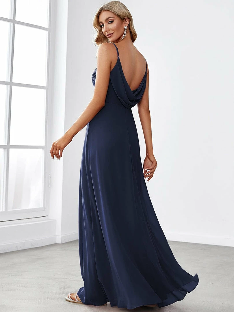 Ever-Pretty US Summer Dresses 2022 Criss-Cross V-Neck Chiffon Backless A-Line Bridesmaid Dress 2 Ever-Pretty US Summer Dresses 2022 Criss-Cross V-Neck Chiffon Backless A-Line Bridesmaid Dress