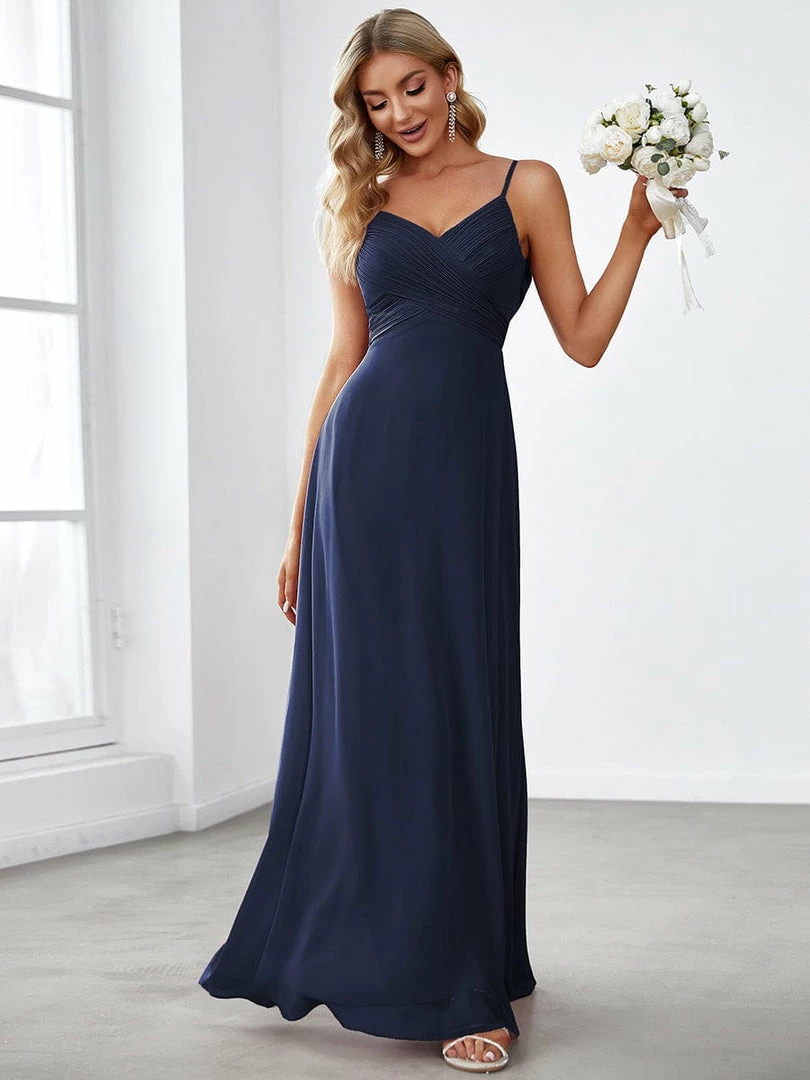 Ever-Pretty US Summer Dresses 2022 Criss-Cross V-Neck Chiffon Backless A-Line Bridesmaid Dress 4 Ever-Pretty US Summer Dresses 2022 Criss-Cross V-Neck Chiffon Backless A-Line Bridesmaid Dress